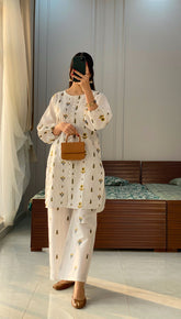 Cotton Summer Glamly - White