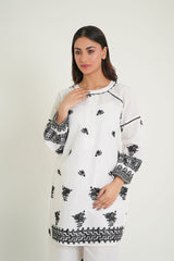 Cotton Regal White Sequence 2Pc