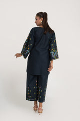 Cotton Blush Zink Black  2Pc