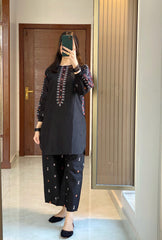 Cotton Summer Glamly-Side Pocket Shoulder Lace